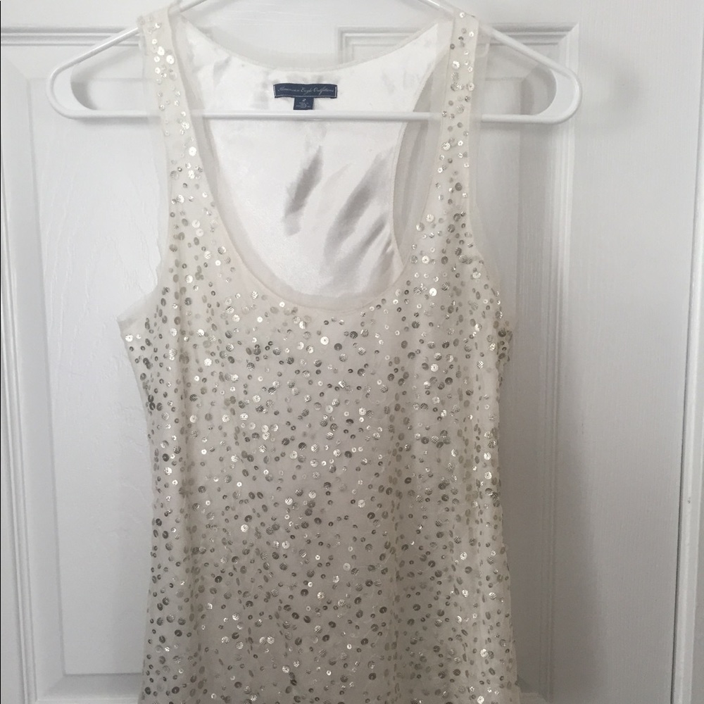 American Eagle Sequin Tank